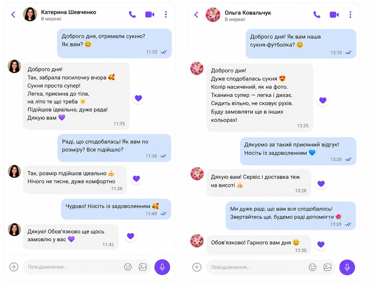 Відгуки покупців