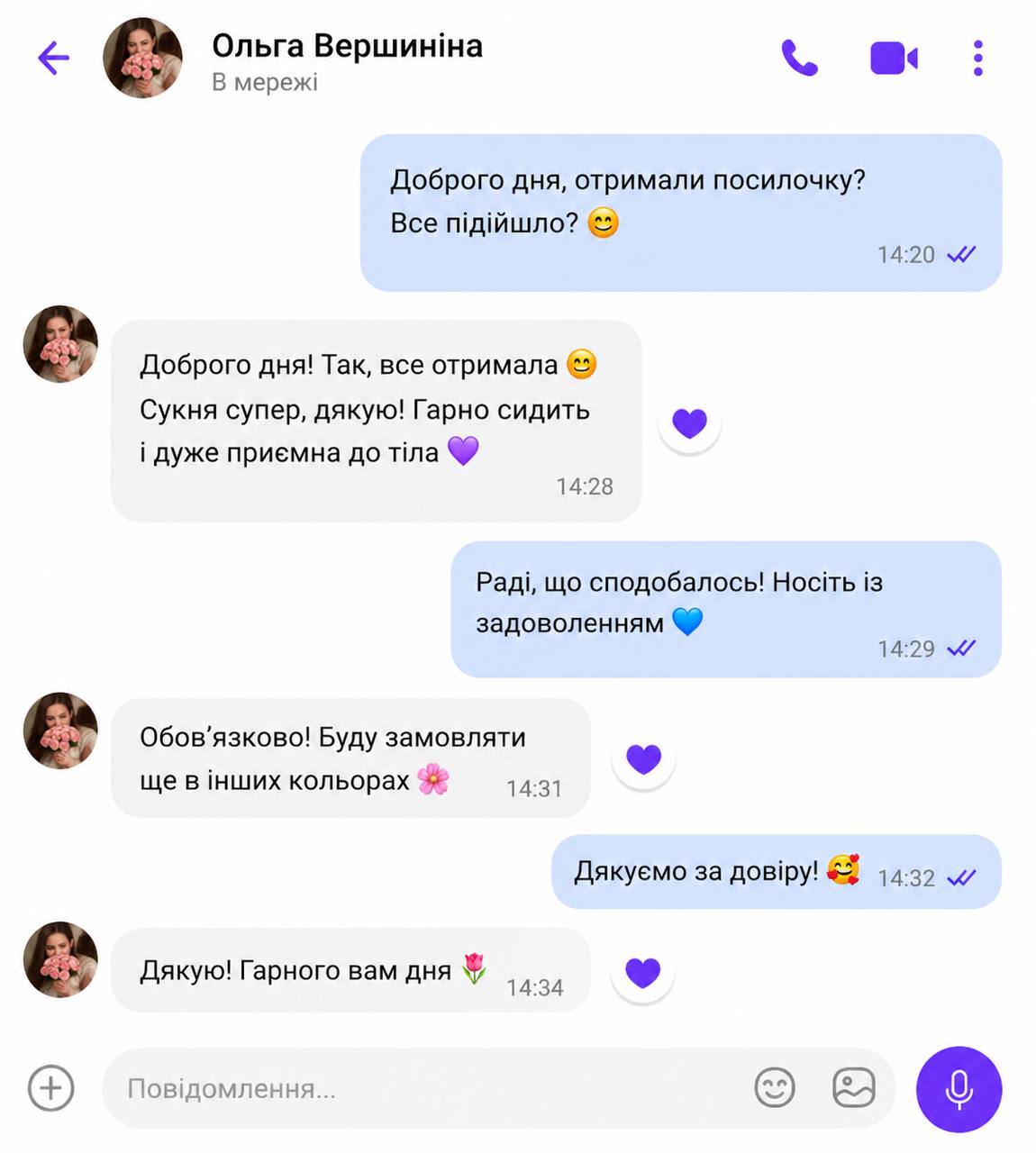 Відгуки покупців